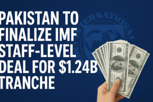 Pakistan IMF deal, staff-level agreement, IMF tranche 2025, Pakistan economy, IMF Extended Fund Facility, economic reform Pakistan