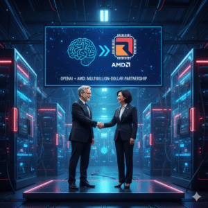 OpenAI AMD Partnership, AMD MI450 GPU, AI Chip Deal, AI Infrastructure, OpenAI Hardware Expansion 